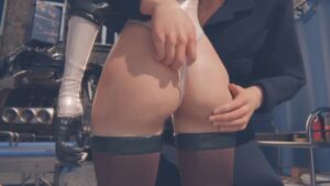 2b rides dick reverse cowgirl