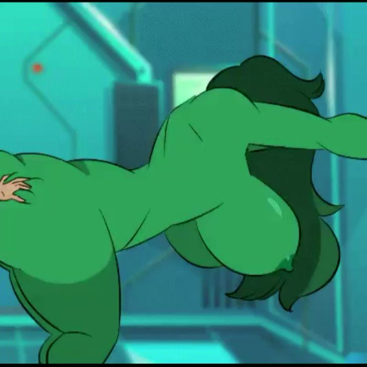 She hulk lab test bouncing tits