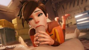 Tracer Enjoys Big Delicious Cock Very Much