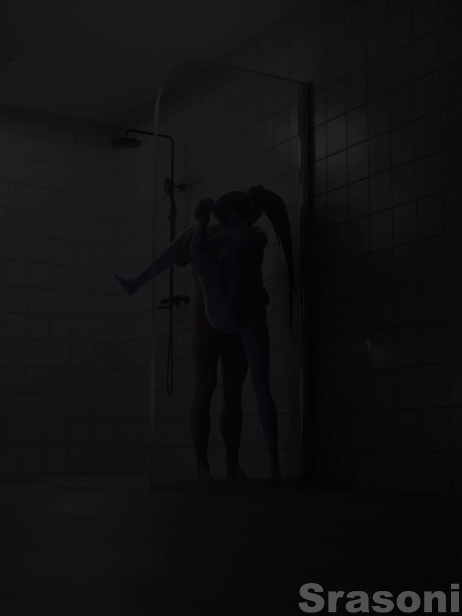 widowmaker caught fucking in the shower